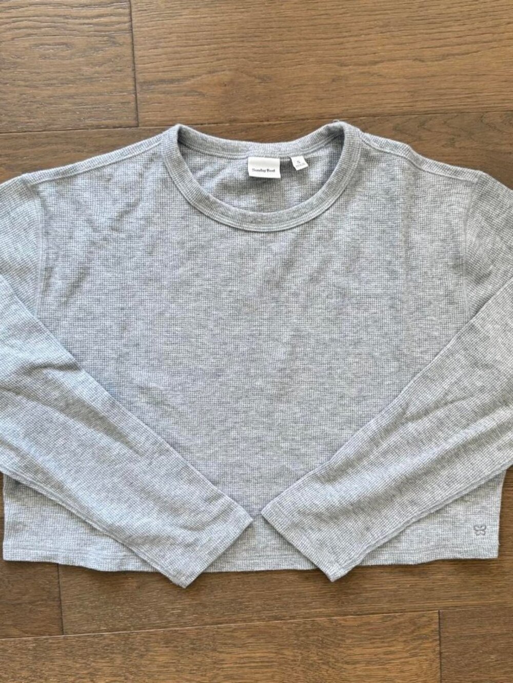 Sunday best grey waffle